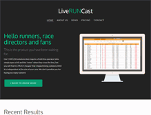 Tablet Screenshot of liveruncast.com